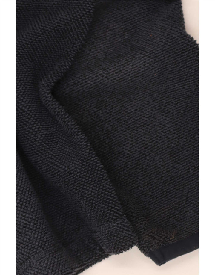 Weird Fish Masculino Zip Neck Moletom Jumper XL Azul Marinho Poliéster
