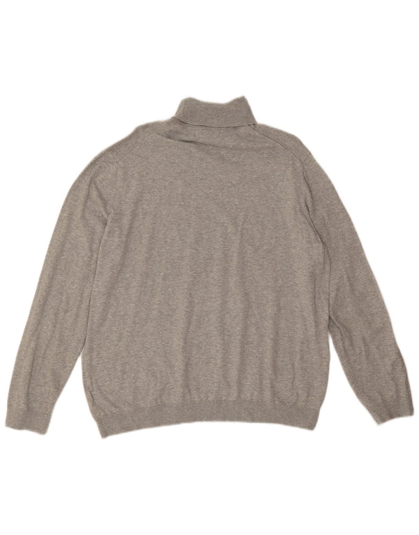 Suéter masculino Marks & Spencer com gola redonda XL algodão cinza