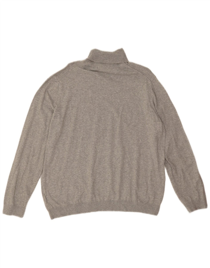 Suéter masculino Marks & Spencer com gola redonda XL algodão cinza
