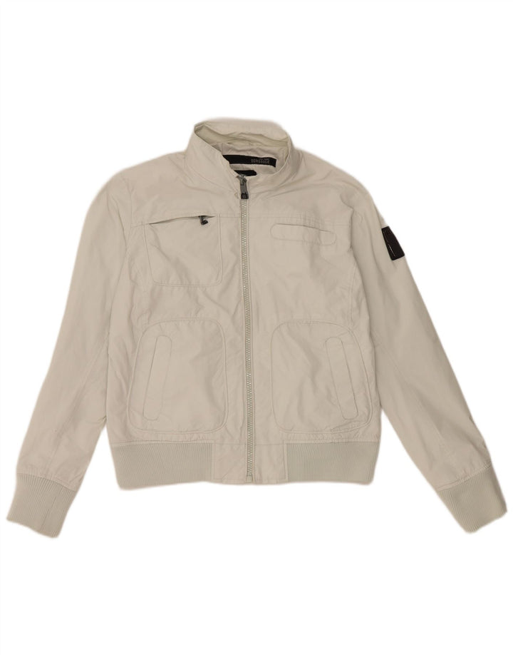 Jaqueta bomber feminina BOMBOOGIE UK 18 XL branca