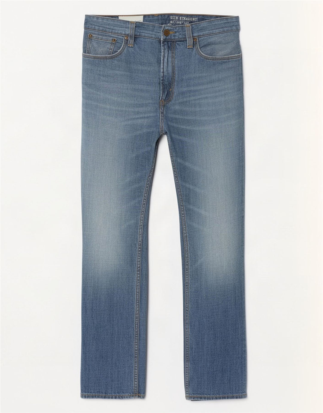 Calça jeans masculina Levi's 514 Slim Straight W34 L32 azul algodão