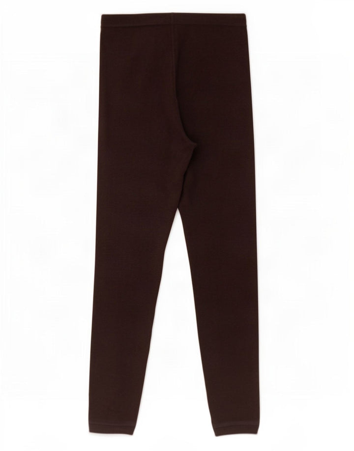 Leggings femininas Kenzo Reino Unido 8 pequenas lã marrom