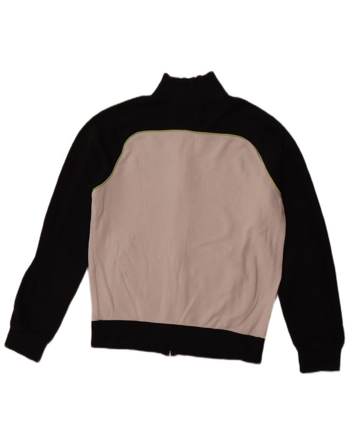 Jaqueta PUMA masculina de agasalho médio branco colorblock