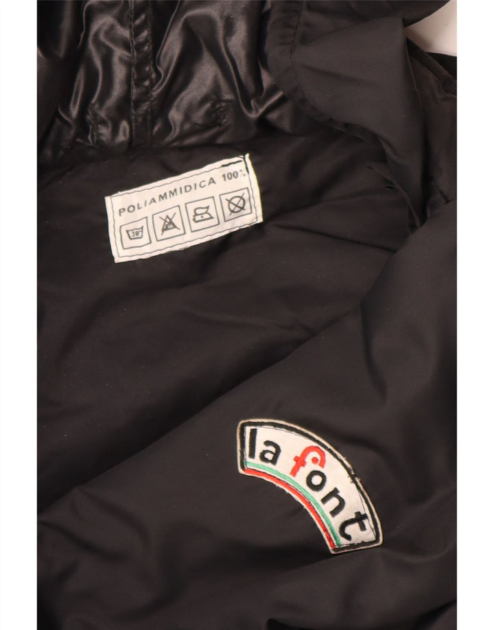 Jaqueta masculina com capuz Racer La Font UK 38 poliamida colorblock preta média