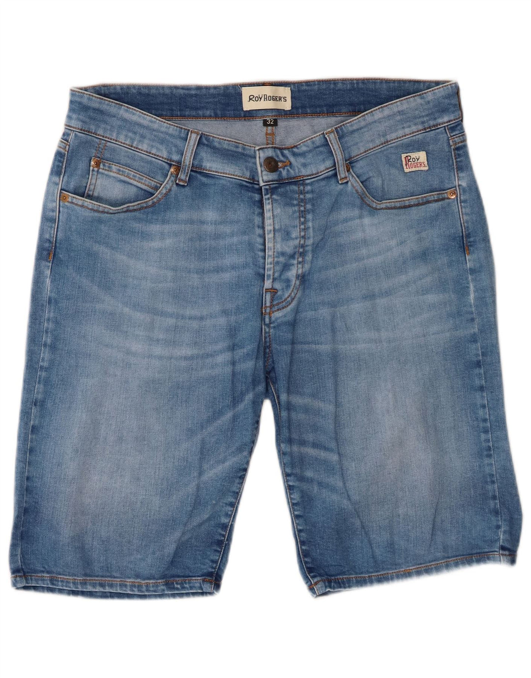 Shorts jeans masculino Roy Rogers W32 algodão azul médio