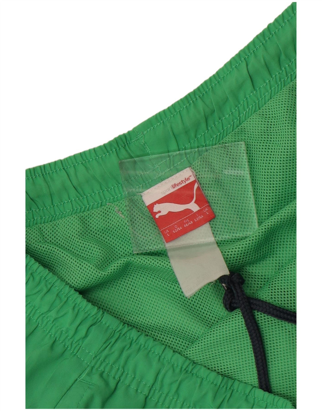 Shorts de natação masculinos Puma Graphic grandes verdes