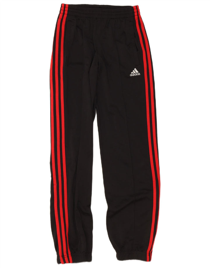Adidas meninos calças de treino joggers 13-14 anos preto poliéster