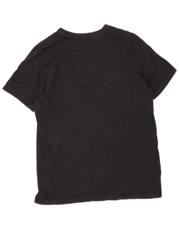 Camiseta gráfica masculina Nike grande algodão preto