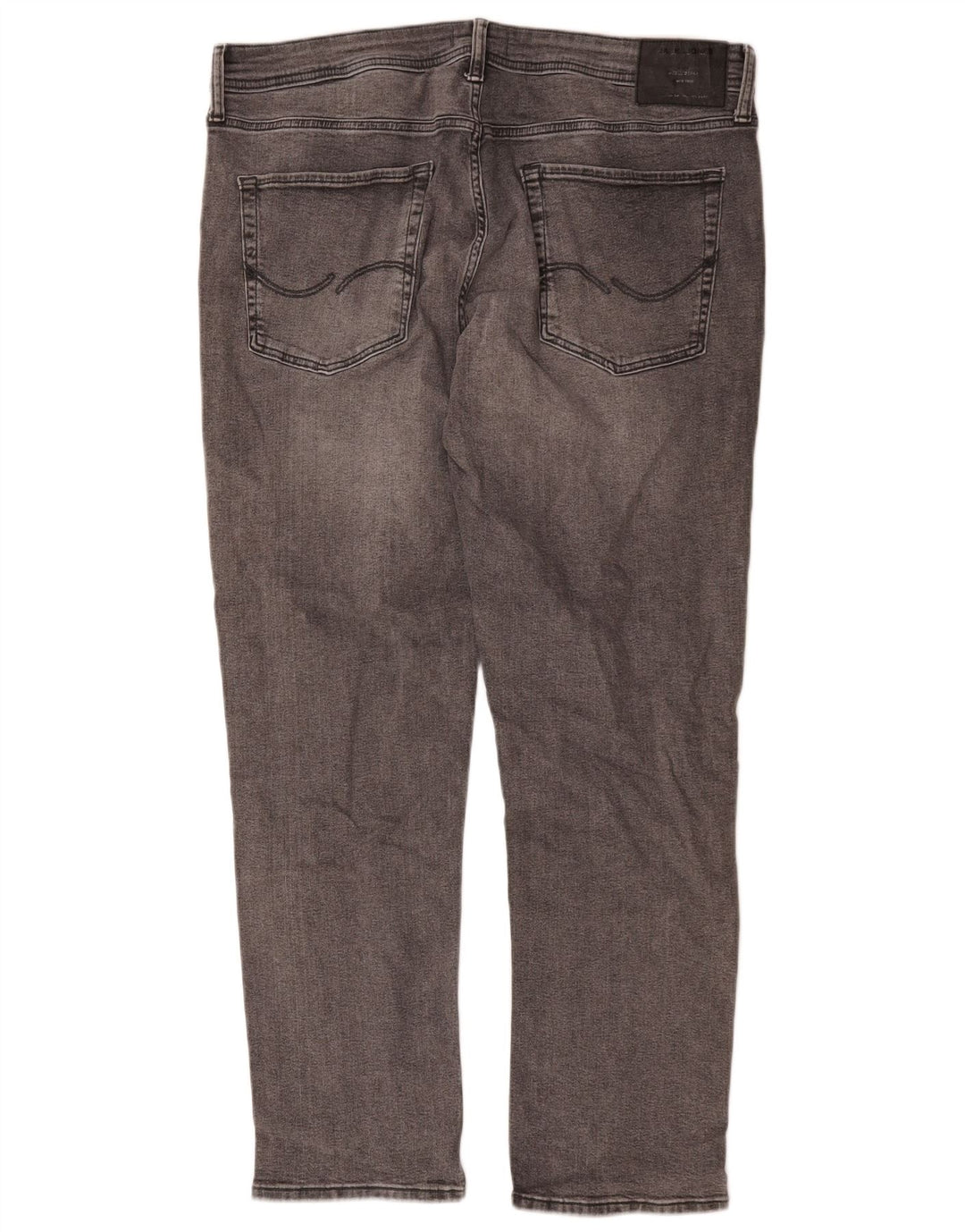 Jeans masculinos Jack & Jones Slim W38 L32 algodão cinza