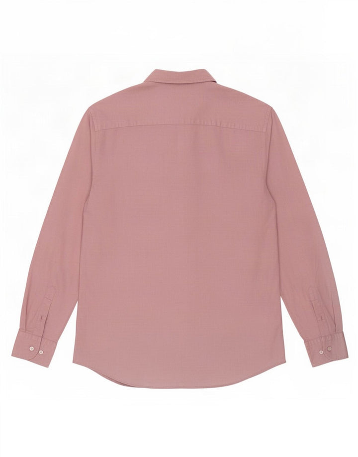 Camisa masculina Massimo Dutti XL algodão rosa
