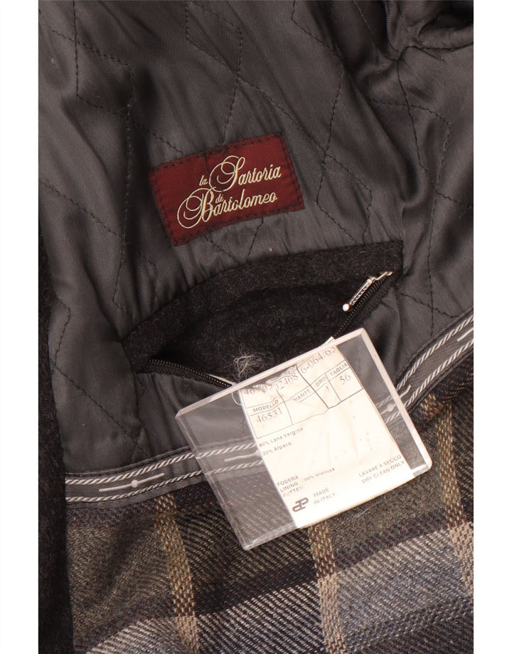 Sobretudo masculino Moessmer IT 56 3XL lã cinza