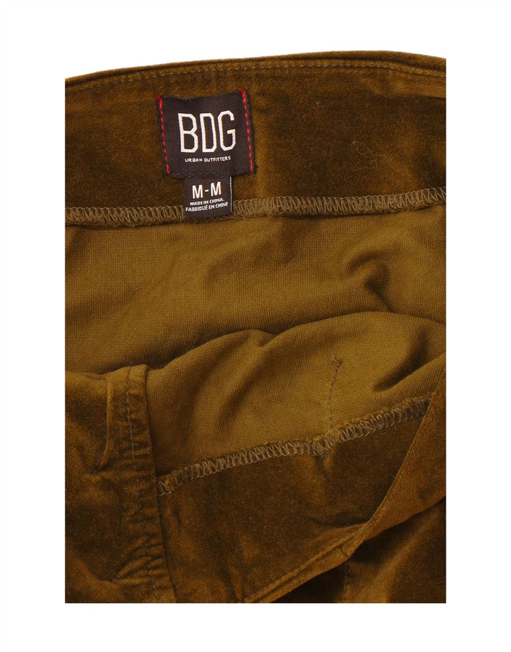 BDG Minissaia feminina média W30 algodão cáqui