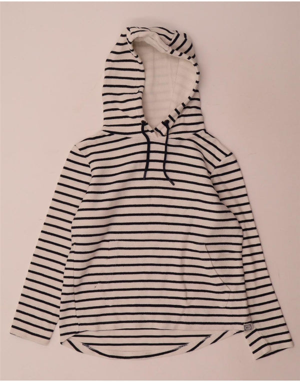 Weird Fish Womens Oversized Hoodie Jumper Reino Unido 10 Pequenas Riscas Brancas