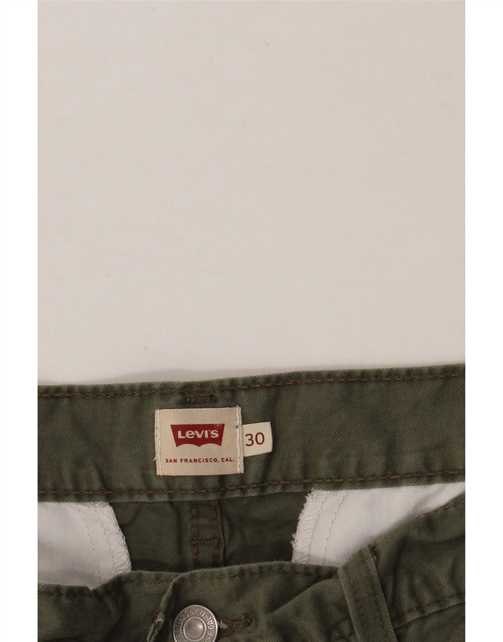 LEVI'S Womens Chino Shorts W30 Khaki Cotton Vintage Levi's and Second-Hand Levi's from Messina Hembry 
