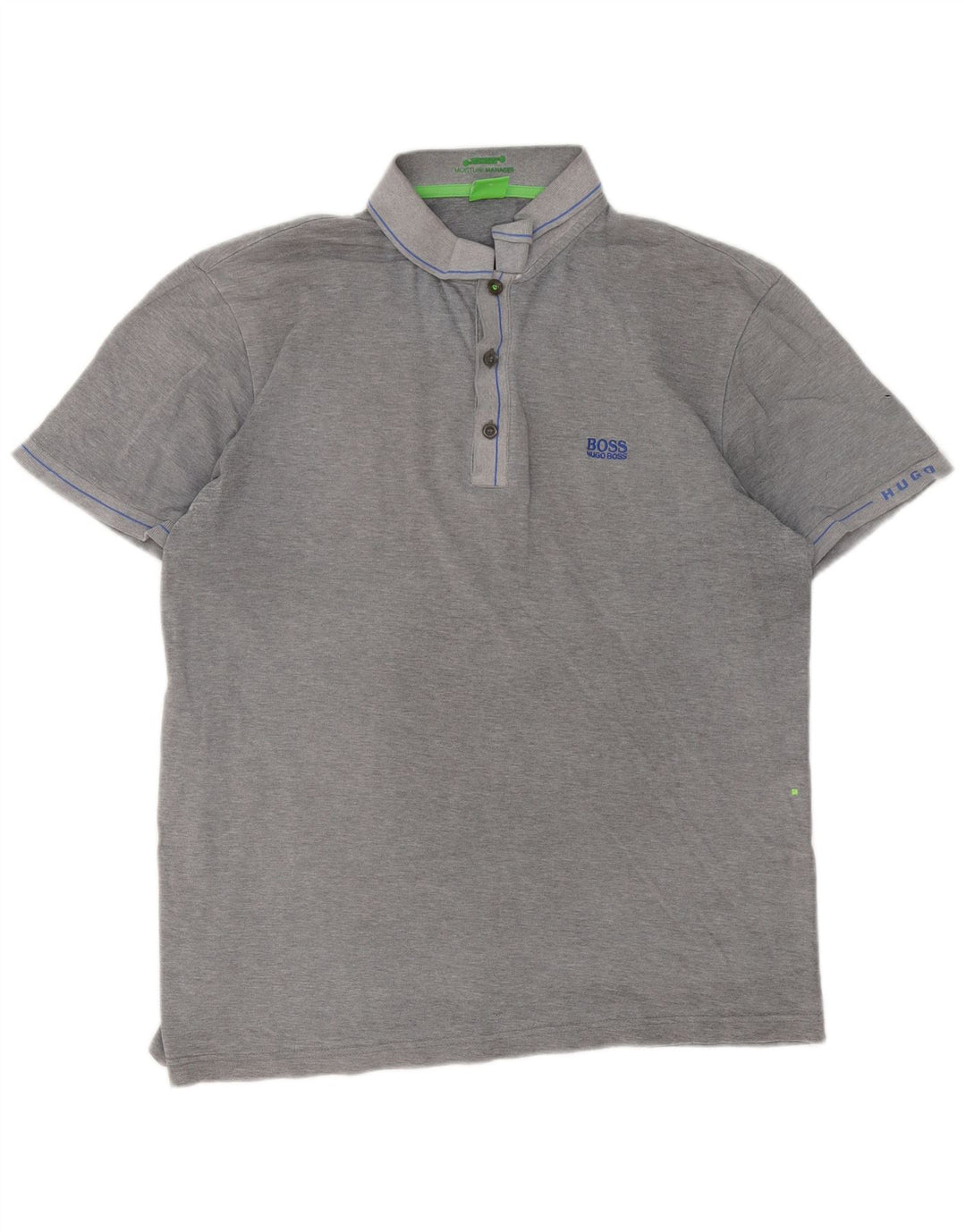 Camisa polo masculina Hugo Boss Slim Fit XL cinza