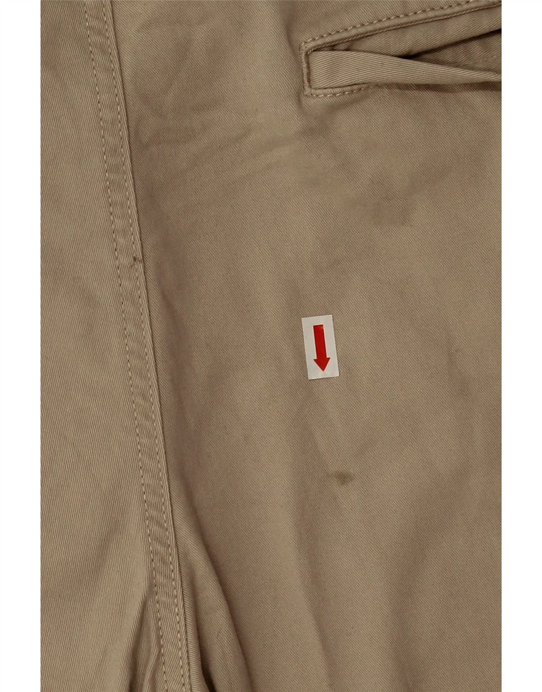 Tommy Hilfiger Mens Chino Shorts W29 Pequeno Algodão Bege