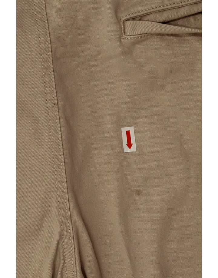 Tommy Hilfiger Mens Chino Shorts W29 Pequeno Algodão Bege