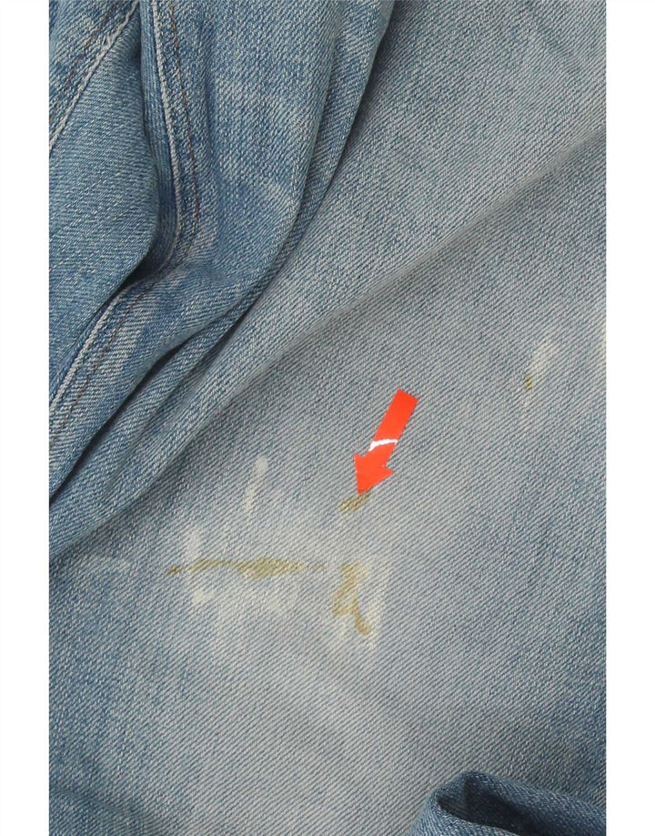 Armani Masculino J06 Slim Jeans W9 L32 Azul Algodão