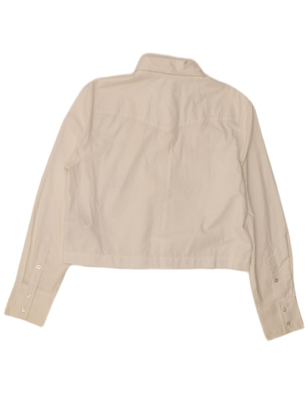 Camisa Calvin Klein Jeans Feminina UK 16 Grande Algodão Branco