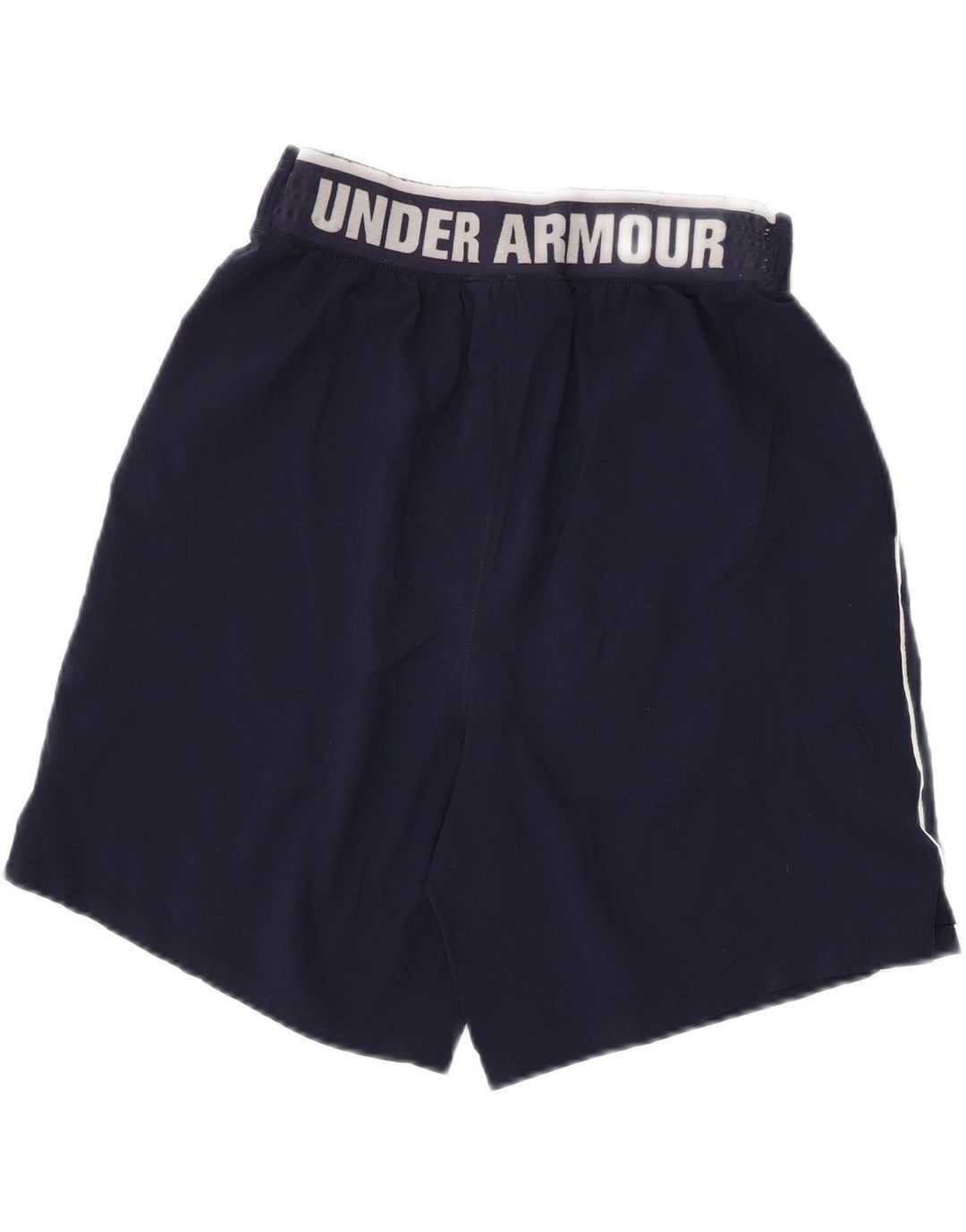 Shorts esportivos masculinos Under Armour Heat Gear Graphic azul marinho médio poliéster