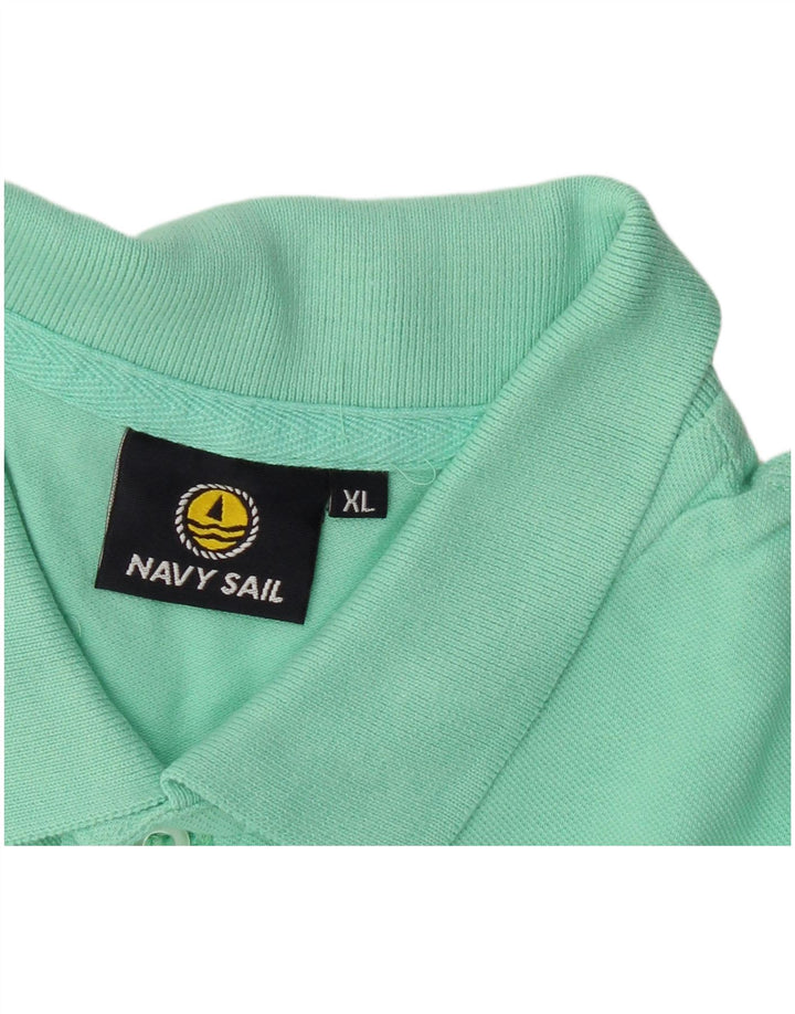 Camisa polo masculina VINTAGE XL turquesa