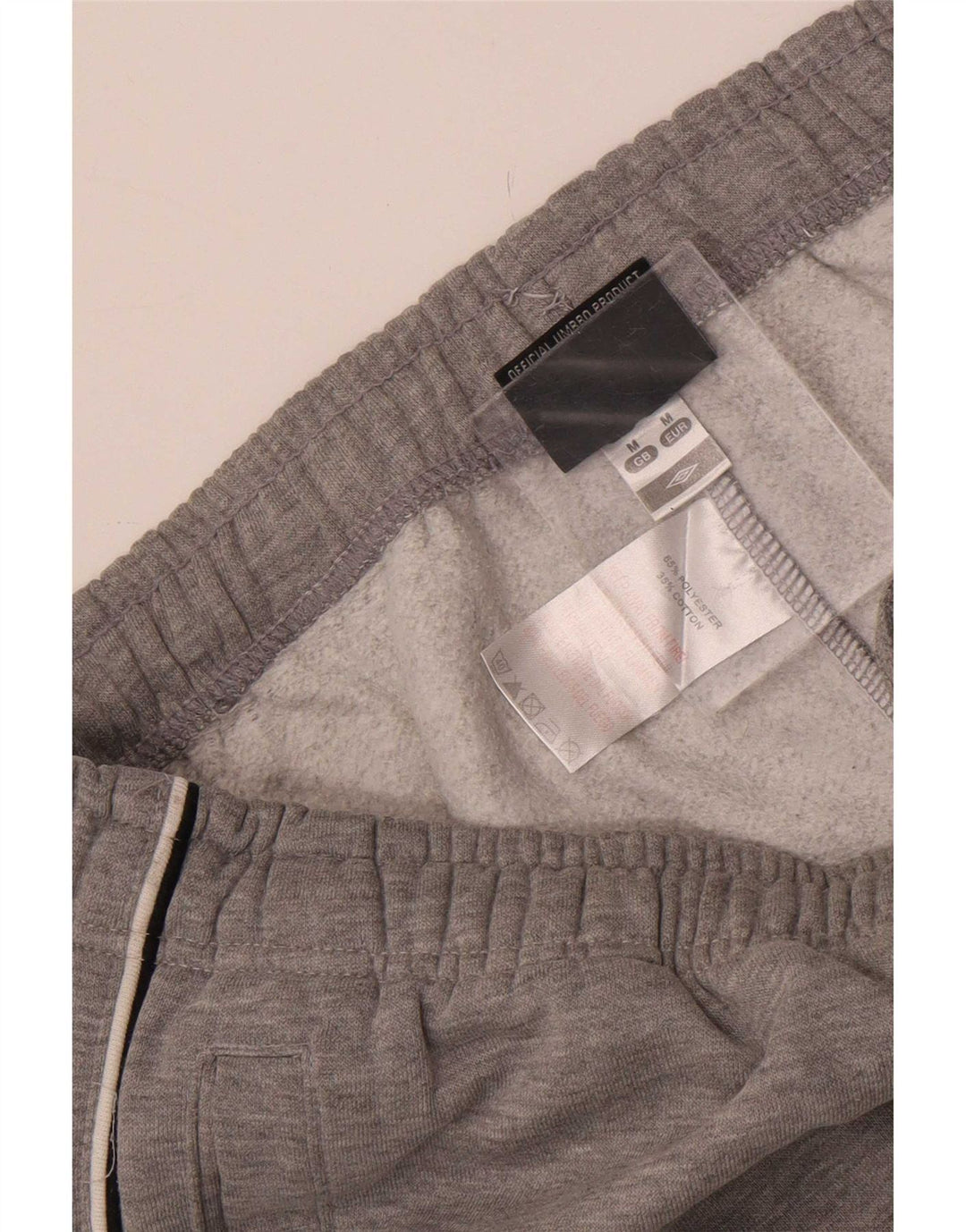 Calça de treino masculina Umbro poliéster cinza médio