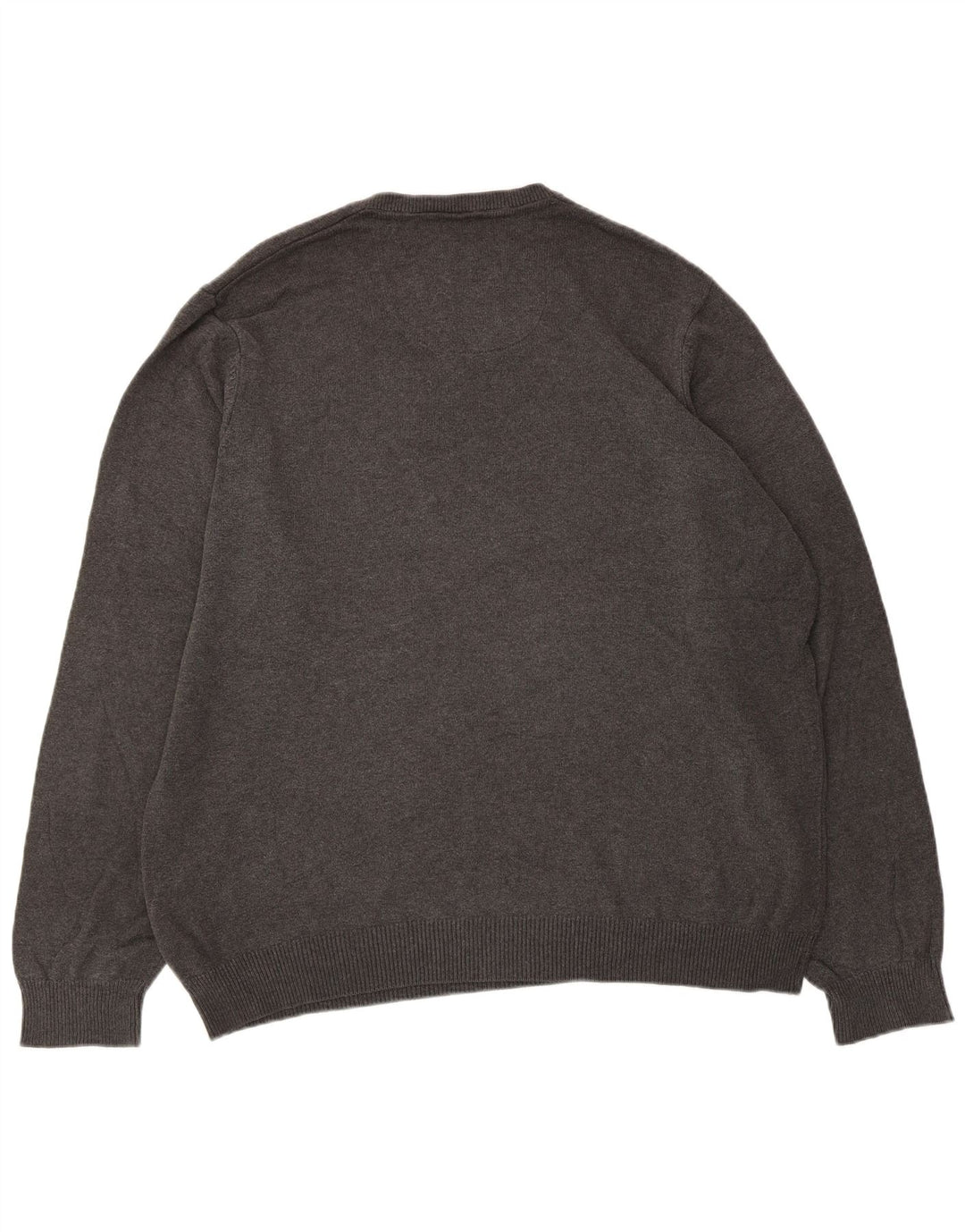Suéter masculino Marks & Spencer com decote em V XL algodão cinza