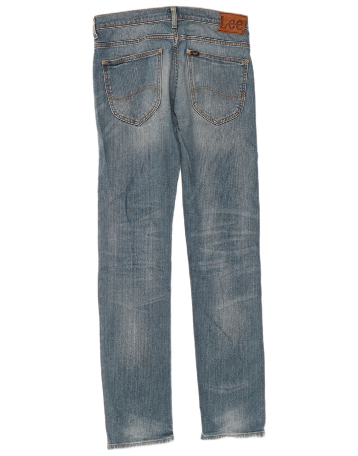 Lee Womens Slim Jeans W31 L34 Azul Algodão