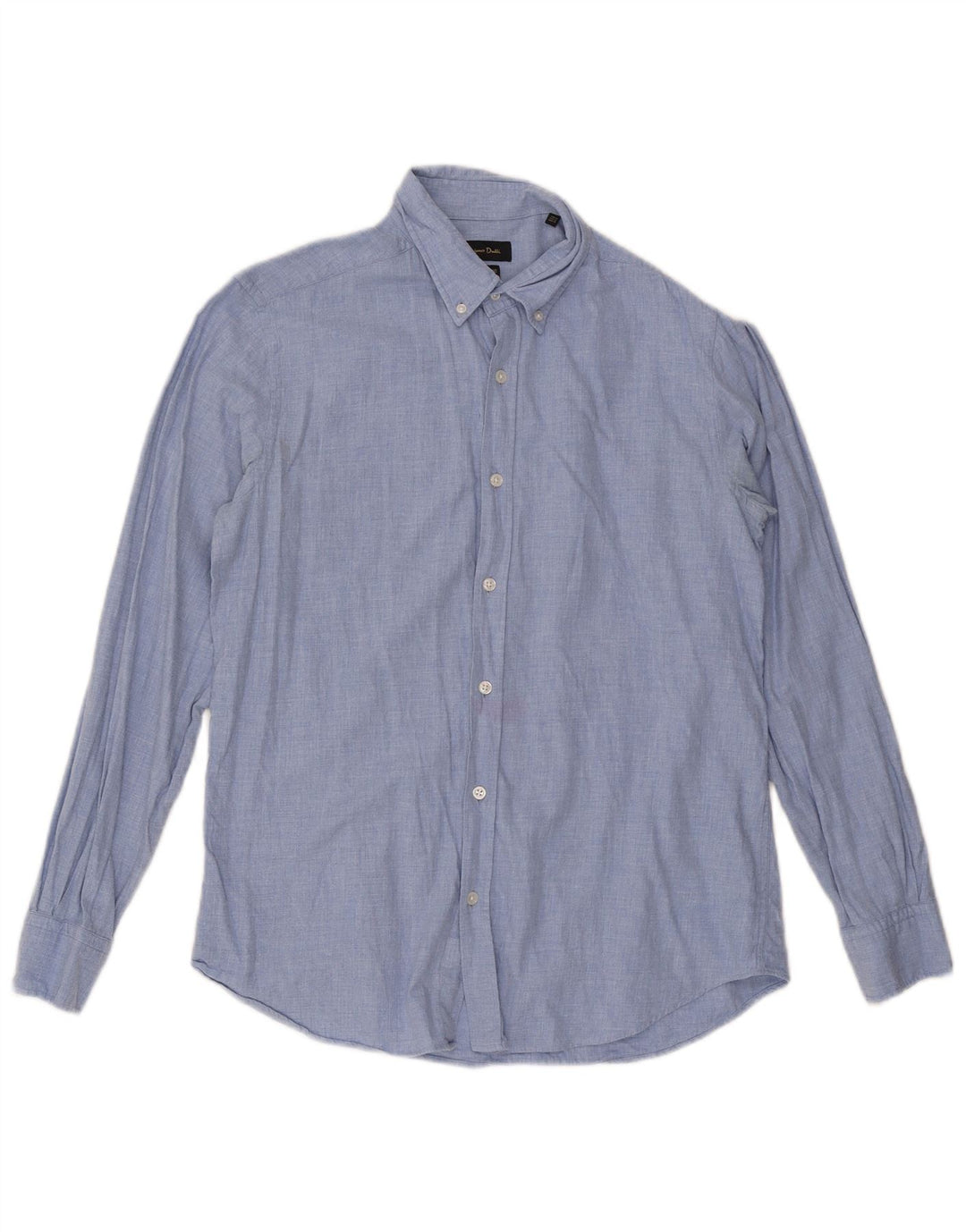 Camisa masculina Massimo Dutti azul médio