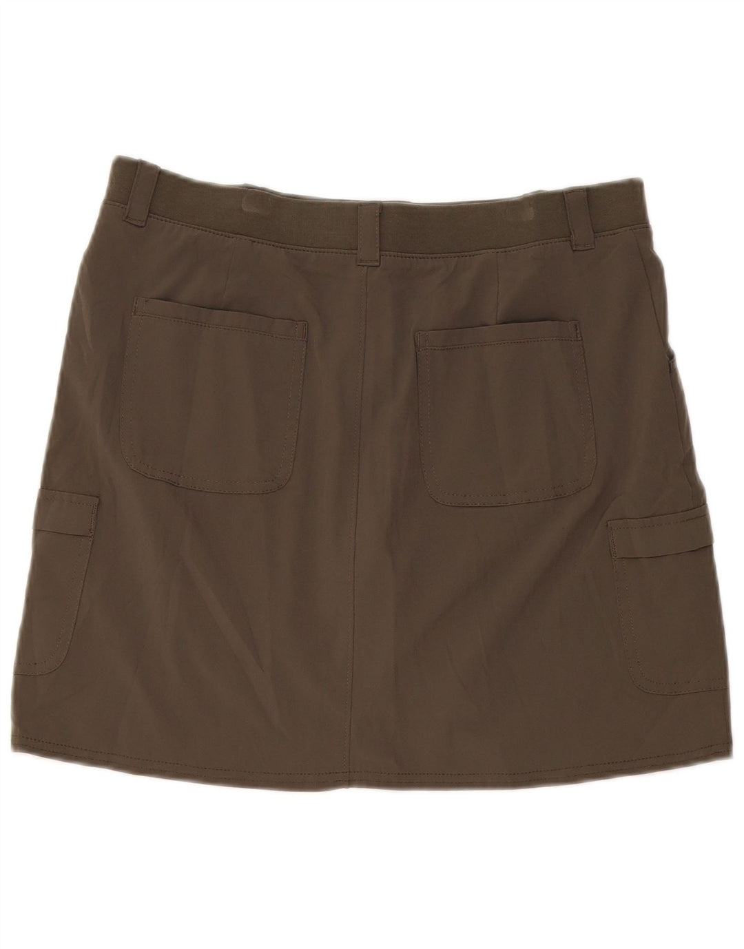Lee Womens Relaxed Fit Skort US 10 Grande Poliéster Cáqui