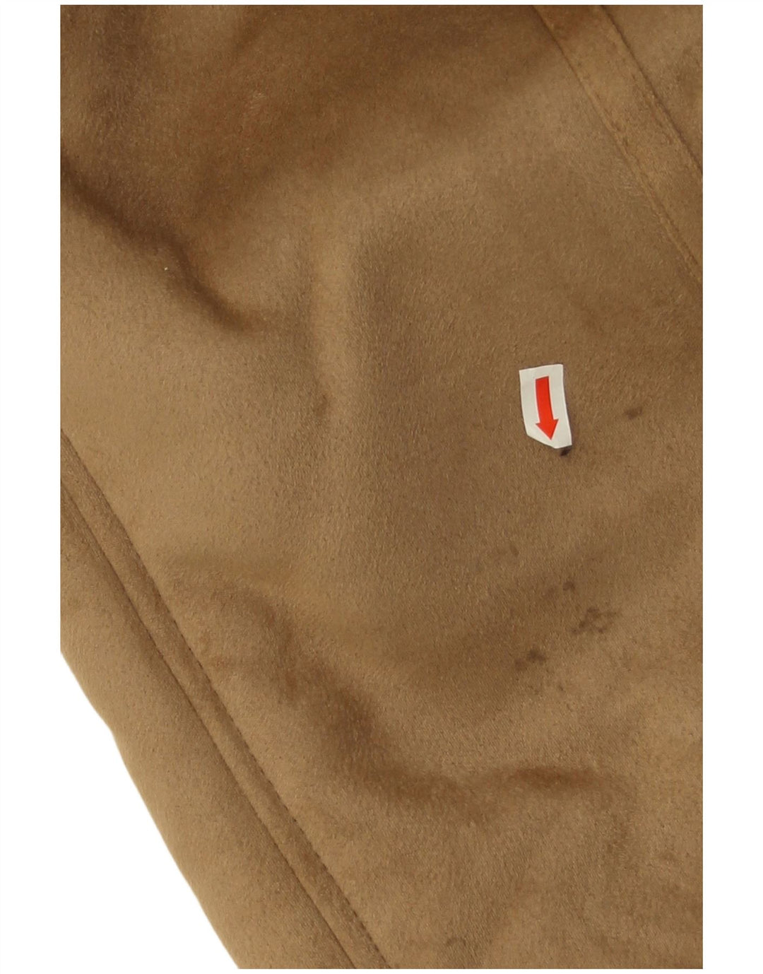 Sobretudo feminino Sherpa Zara UK 14 poliéster bege médio