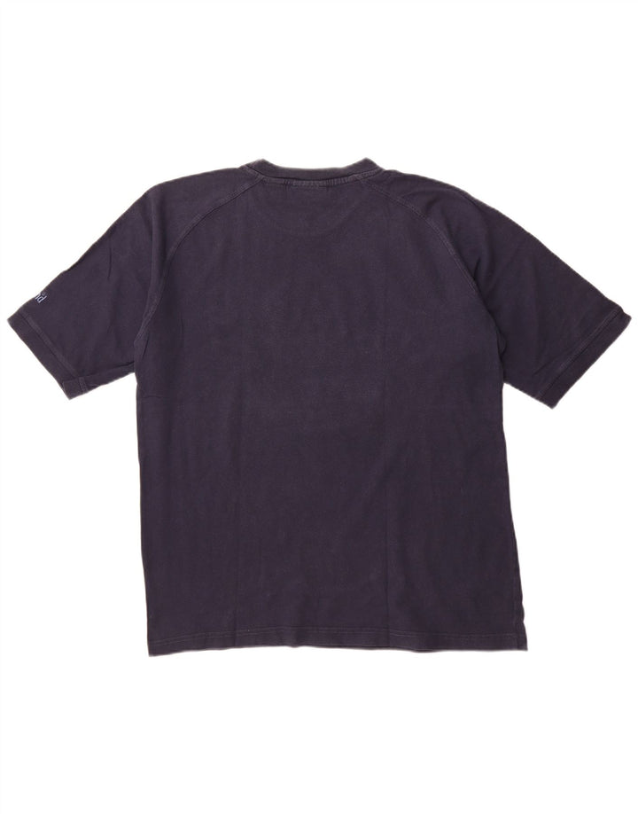 Camiseta masculina gráfica TIMBERLAND grande algodão azul marinho