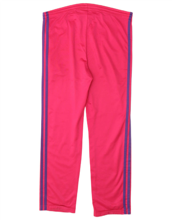 Calças de treino ADIDAS meninas 14-15 anos rosa poliéster