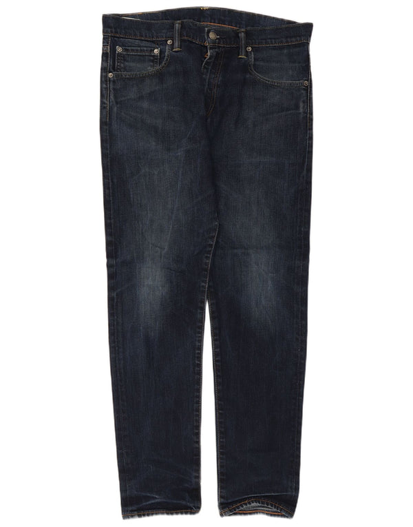 Levi's Masculino 520 Skinny Jeans W32 L32 Azul Marinho Algodão