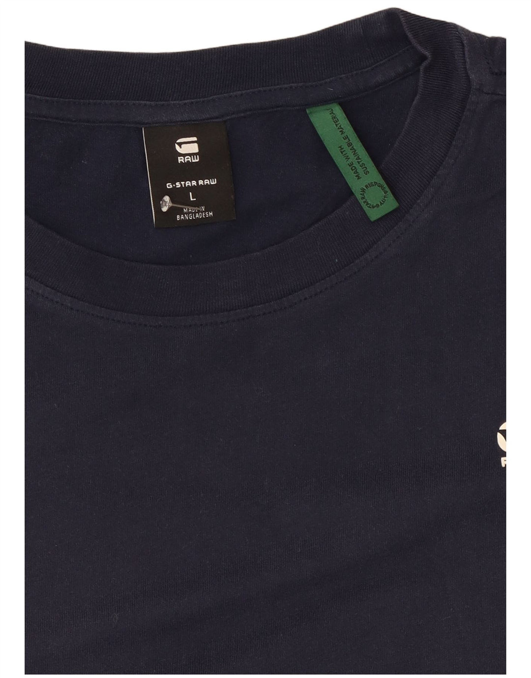 Camiseta masculina G-Star grande azul marinho