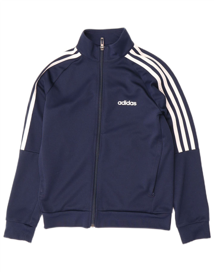 Jaqueta ADIDAS Menino Aeroready Top 9-10 Anos Azul Marinho Poliéster