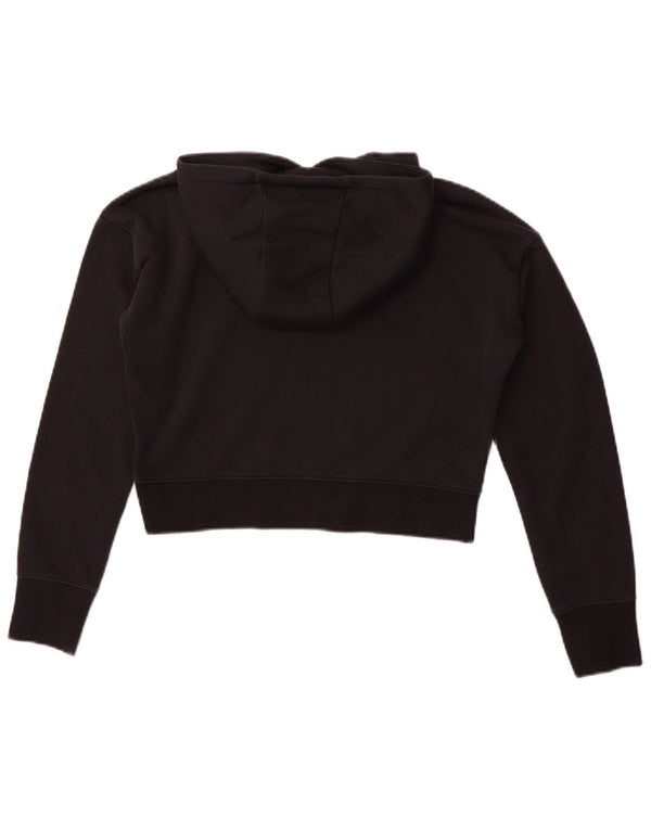 Jumper com capuz Nike Girls Crop Graphic 13-14 anos XL preto