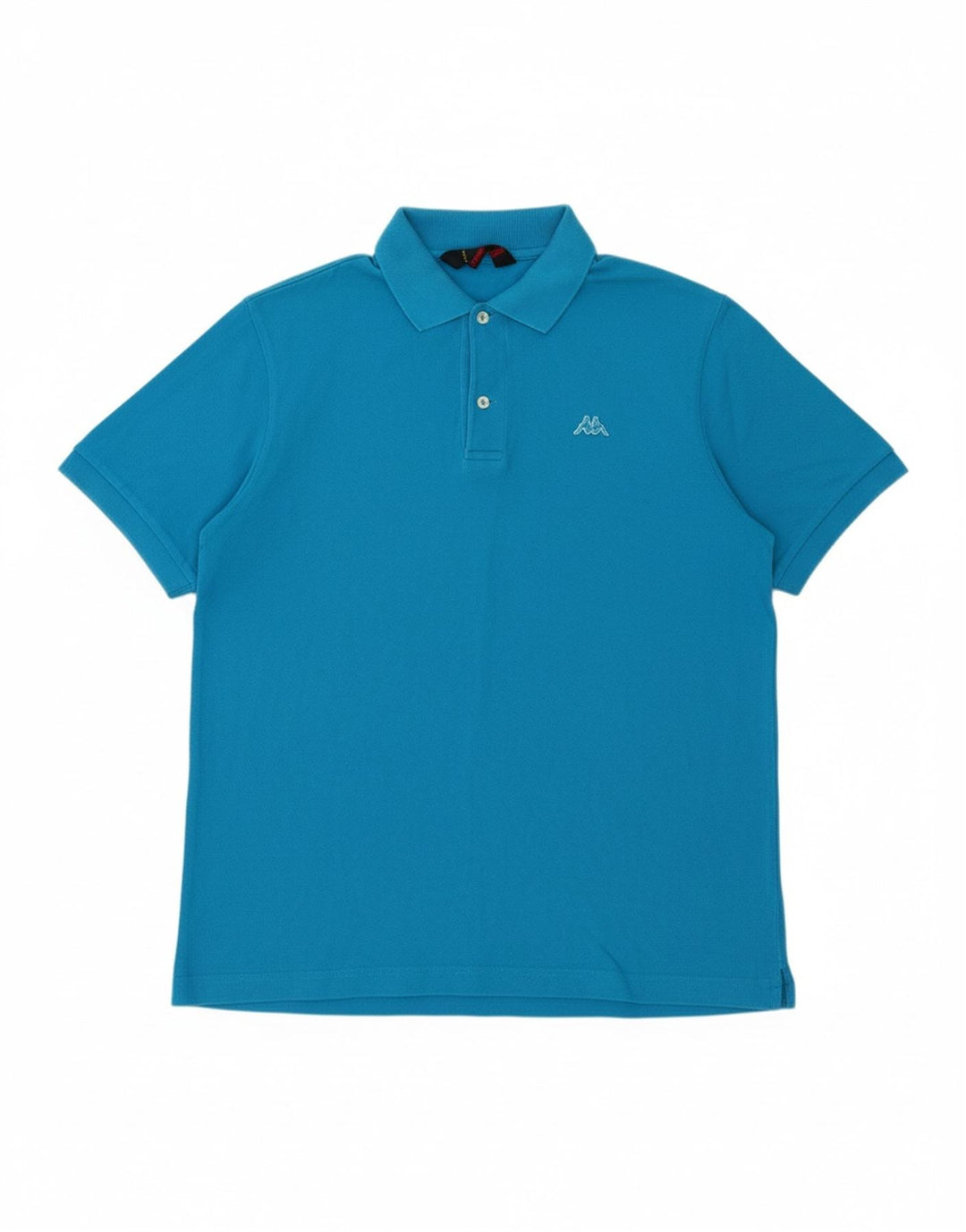 Camisa polo masculina KAPPA algodão azul médio