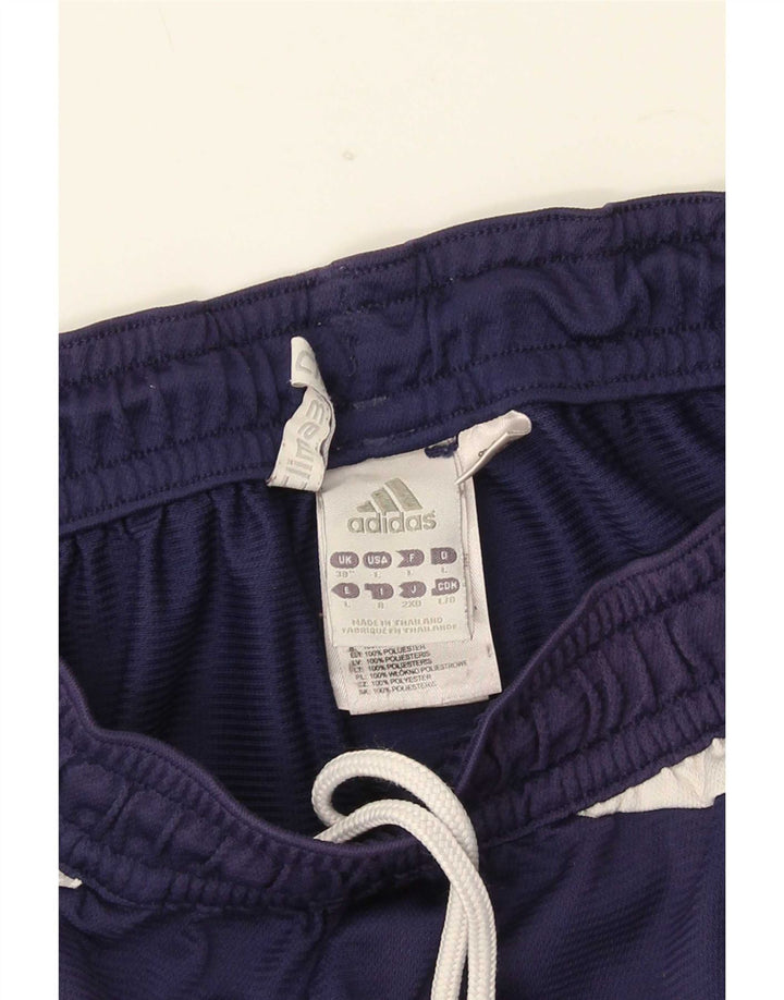 Adidas Masculino Climalite Sport Shorts Médio Azul Marinho Colorblock Poliéster