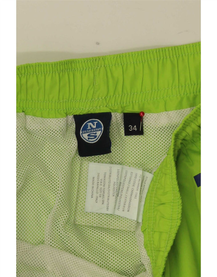 Shorts de natação masculino North Sails Graphic grande poliéster verde