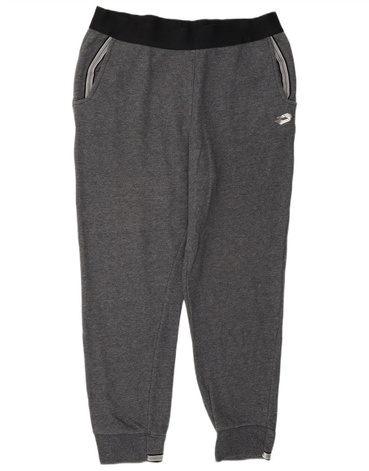 LOTTO Calça de treino masculina Joggers 2XL algodão cinza