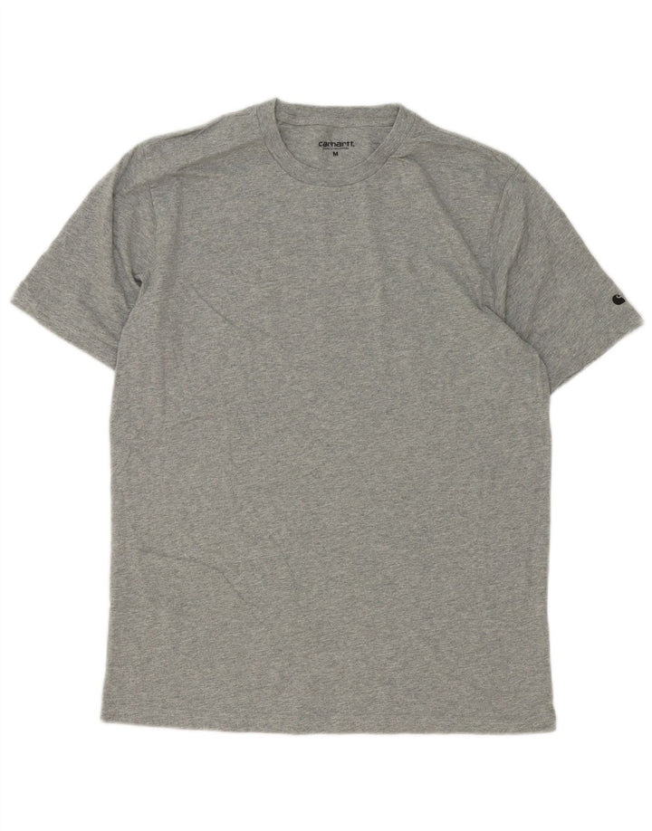 Camiseta masculina Carhartt de algodão cinza médio