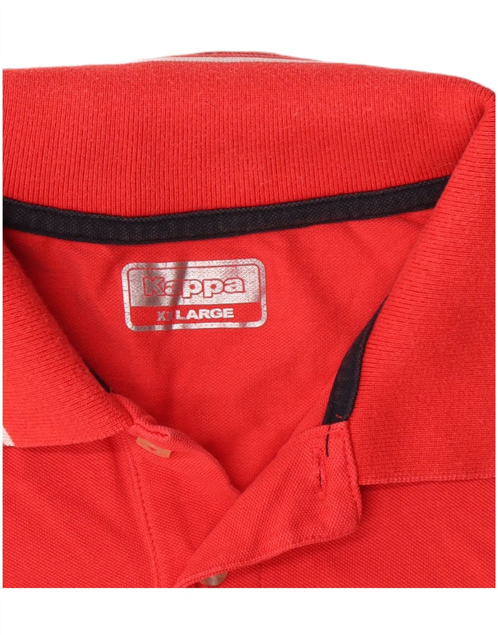 Camisa polo masculina Kappa XL algodão vermelho