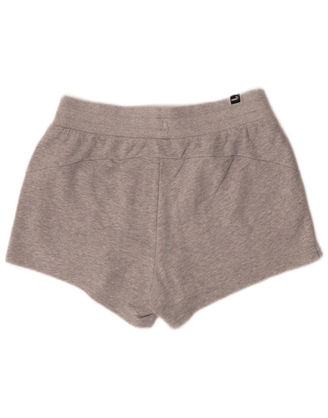 Shorts esportivos femininos Puma UK 12 algodão cinza médio