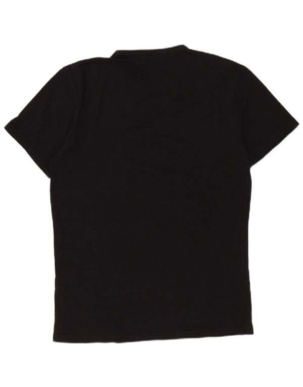 Camiseta feminina Kappa UK 12 algodão preto médio