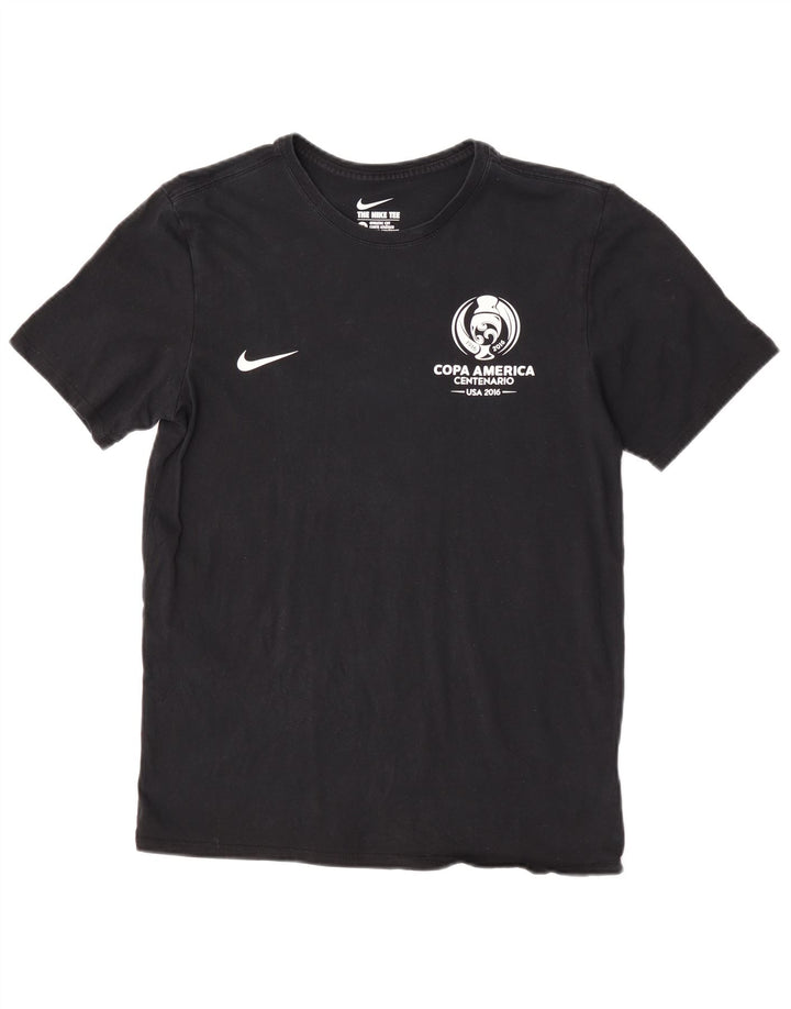 Camiseta Nike Masculina Athletic Cut Graphic Top Médio Algodão Preto