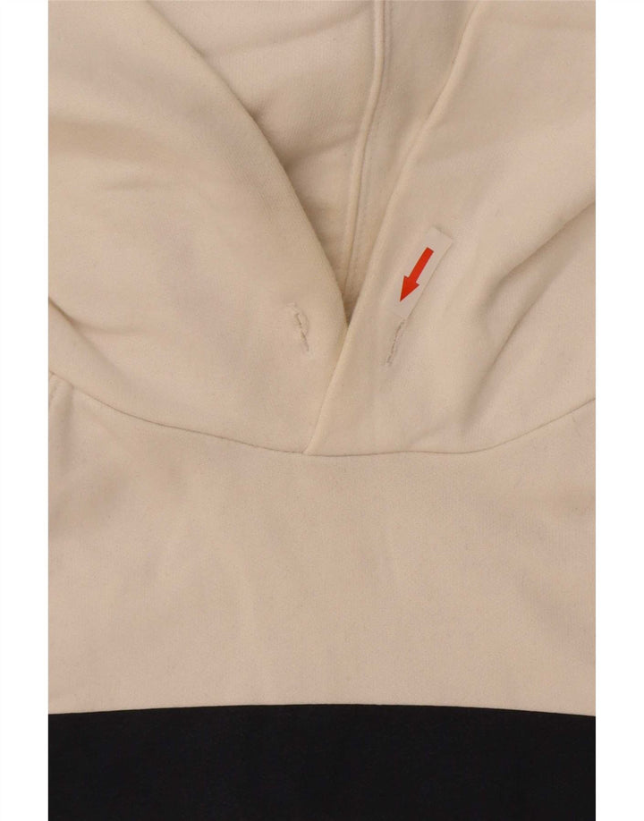 Suéter com capuz gráfico masculino Levi's pequeno algodão branco