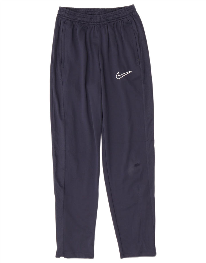 Calça de treino Nike Boys 12-13 anos grande azul marinho poliéster