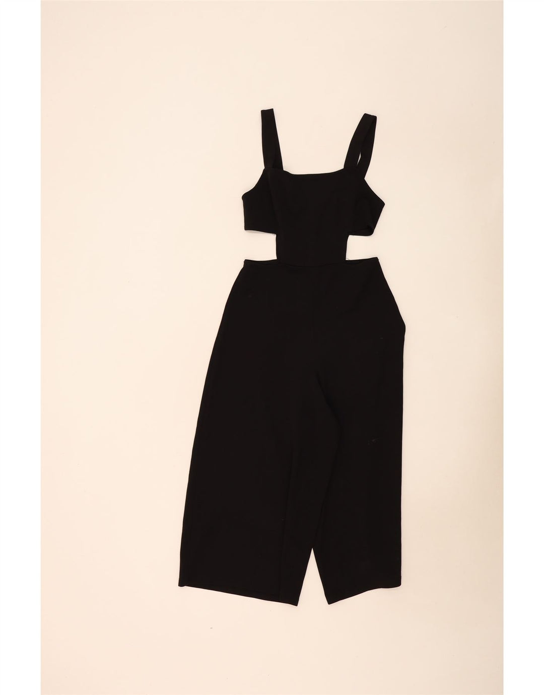 Macacão feminino sem mangas Zara UK 12 médio preto