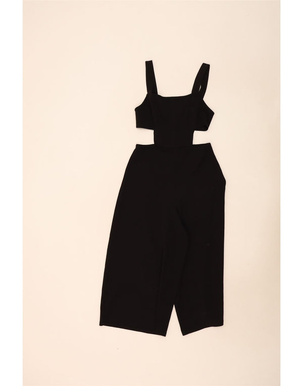 Macacão feminino sem mangas Zara UK 12 médio preto